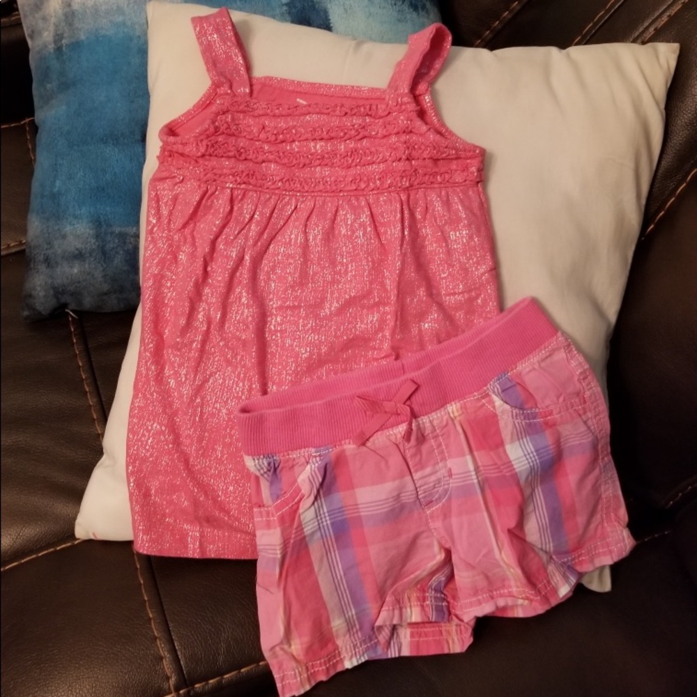 3t jumping beans sleeveless shirt and shorts